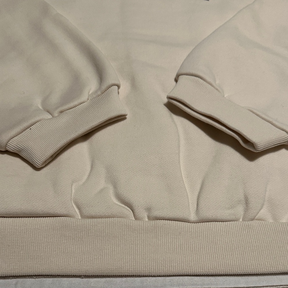 Fear of God Essentials Fleece Hoodie Egg Shell - Picture 5 of 10